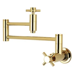 Kingston Brass Concord Wall Mount Single-Hole Pot Filler Kitchen Faucet