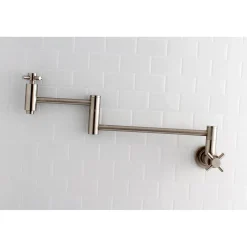 Kingston Brass Concord Wall Mount Single-Hole Pot Filler Kitchen Faucet