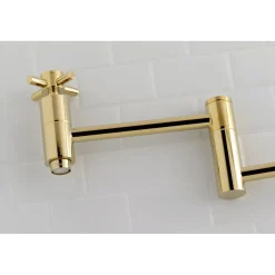 Kingston Brass Concord Wall Mount Single-Hole Pot Filler Kitchen Faucet