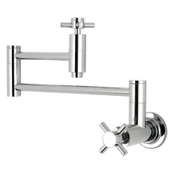 Kingston Brass Concord Wall Mount Single-Hole Pot Filler Kitchen Faucet