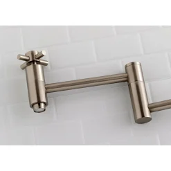 Kingston Brass Concord Wall Mount Single-Hole Pot Filler Kitchen Faucet