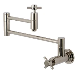 Kingston Brass Concord Wall Mount Single-Hole Pot Filler Kitchen Faucet
