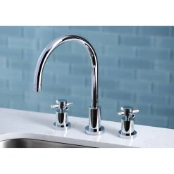 Kingston Brass Concord Widespread 3-Hole Kitchen Faucet
