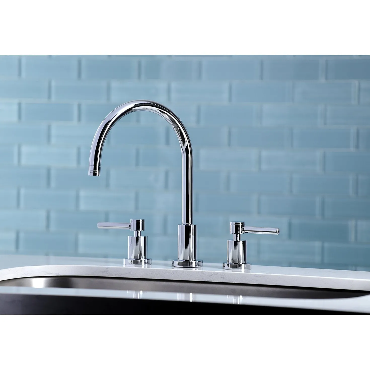 Kingston Brass Concord Widespread Kitchen Faucet