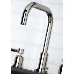 Kingston Brass Concord Widespread Bathroom Faucet with Brass Pop-Up