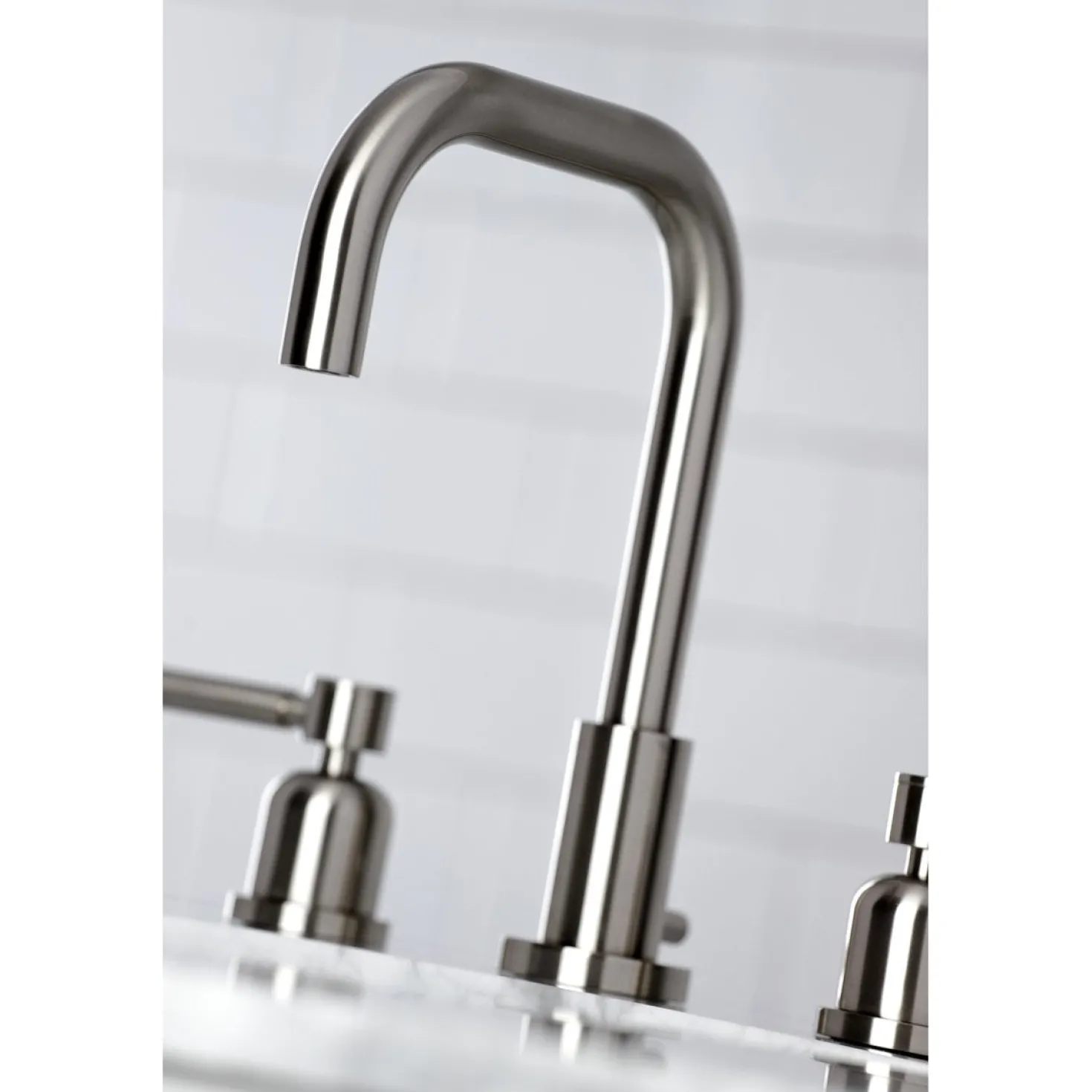 Kingston Brass Concord Widespread Bathroom Faucet with Brass Pop-Up