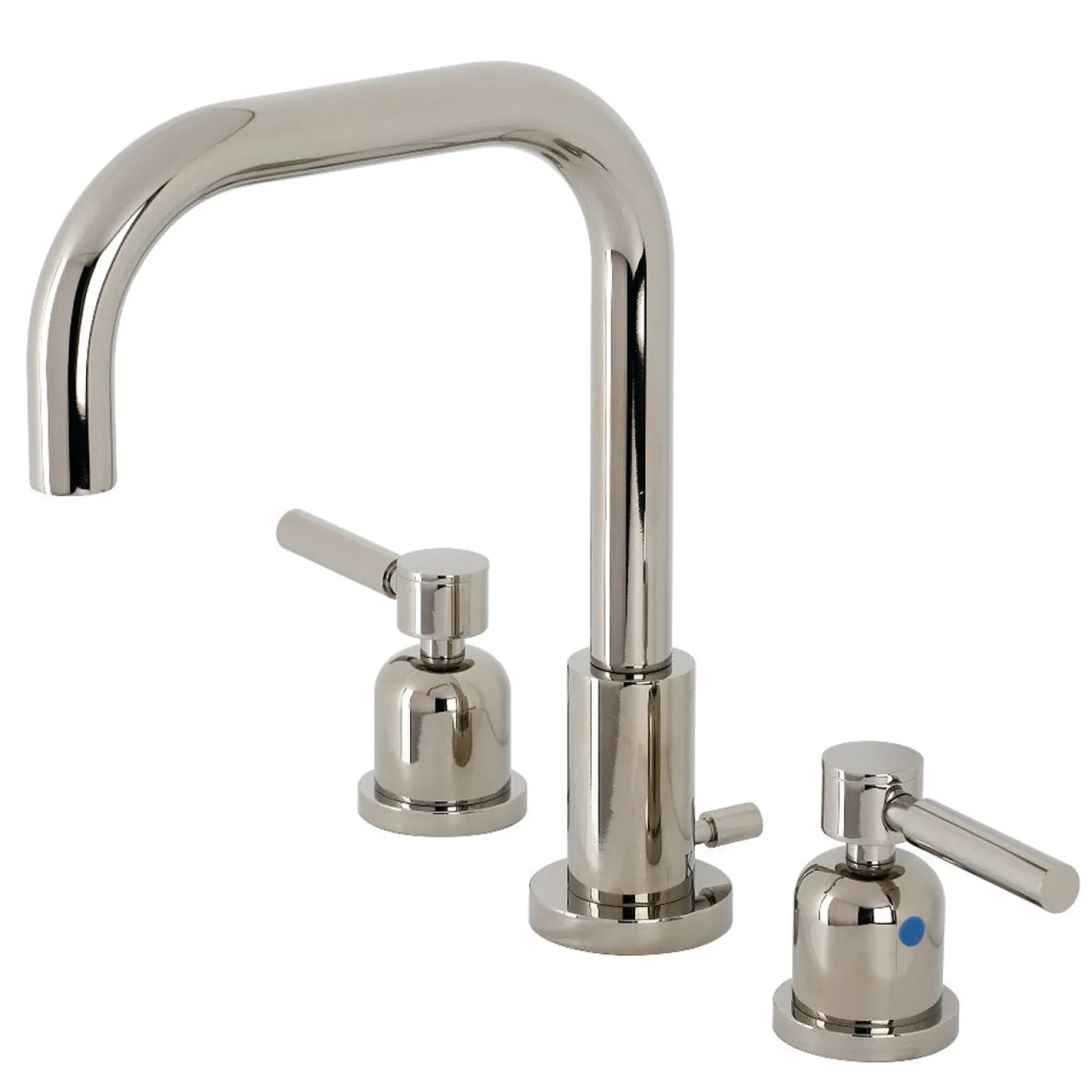 Kingston Brass Concord Widespread Bathroom Faucet with Brass Pop-Up