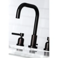 Kingston Brass Concord Widespread Bathroom Faucet with Brass Pop-Up