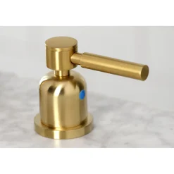 Kingston Brass Concord Widespread Bathroom Faucet with Brass Pop-Up