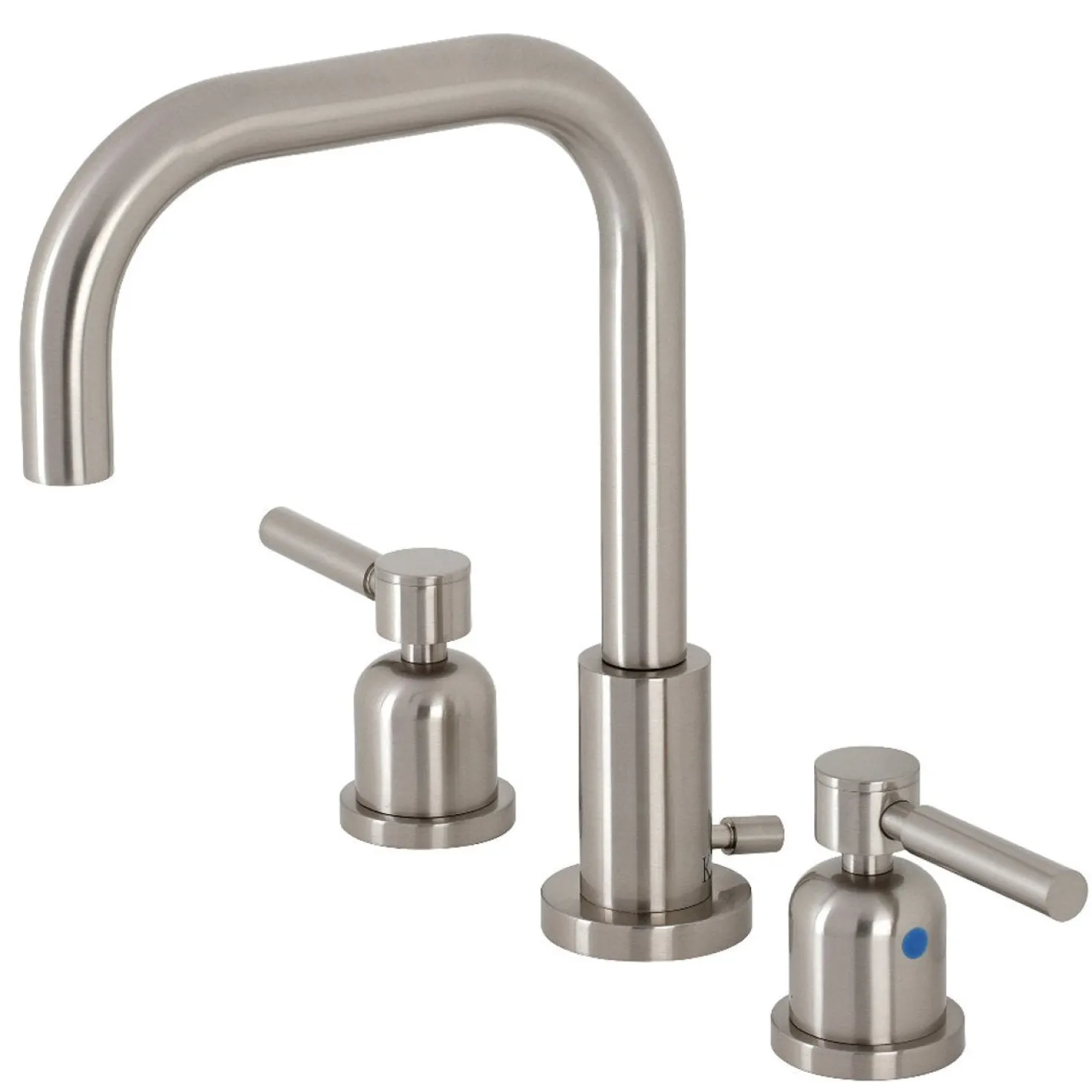 Kingston Brass Concord Widespread Bathroom Faucet with Brass Pop-Up