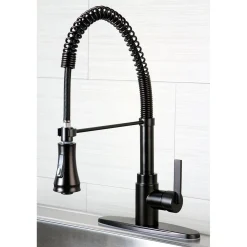 Kingston Brass Continental Gourmetier Single-Handle Pre-Rinse Kitchen Faucet