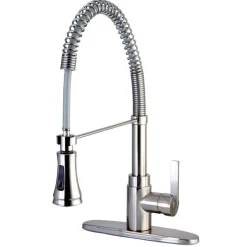 Kingston Brass Continental Gourmetier Single-Handle Pre-Rinse Kitchen Faucet