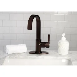 Kingston Brass Continental One-Handle 1-Hole Deck Mounted Bar Faucet