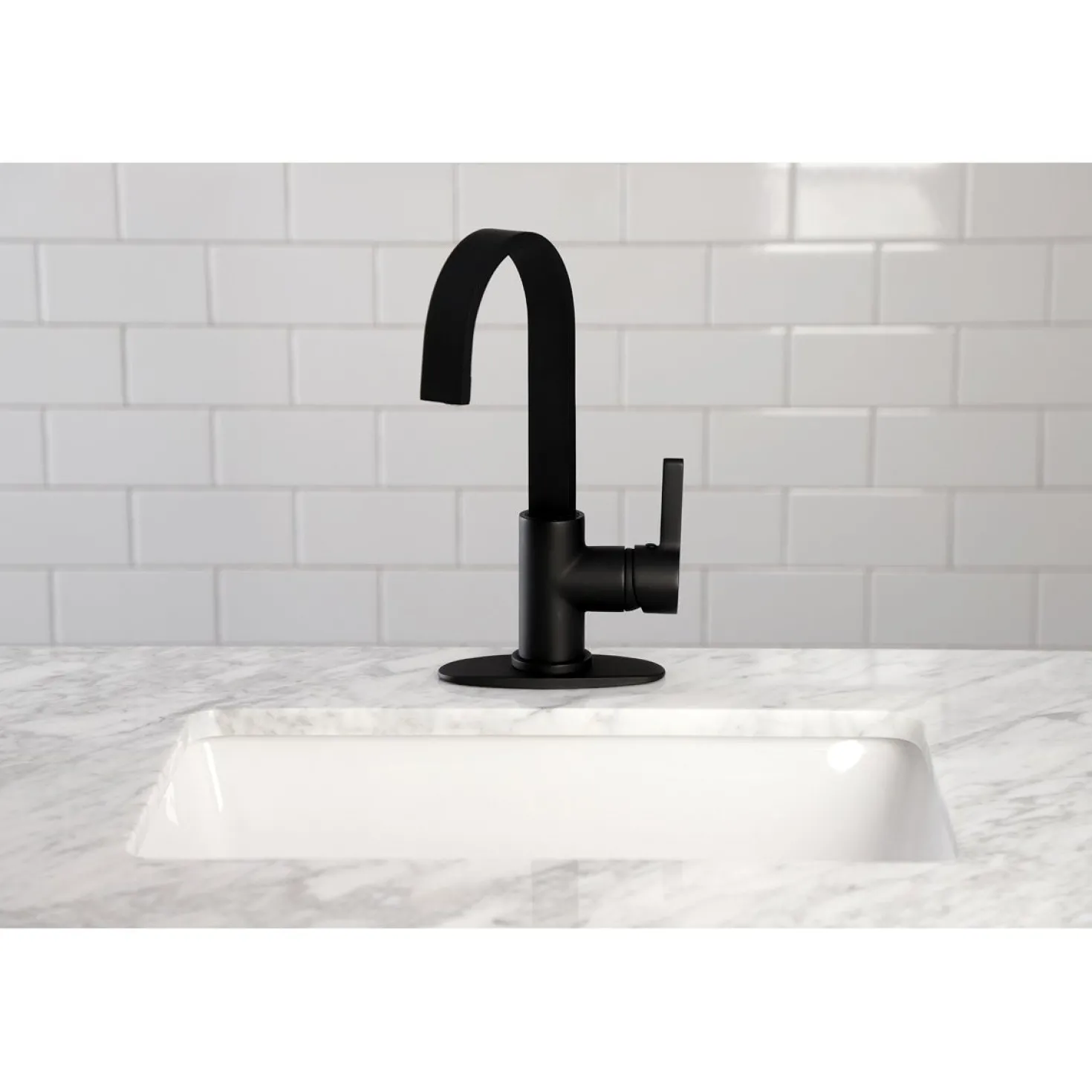 Kingston Brass Continental One-Handle 1-Hole Deck Mounted Bar Faucet