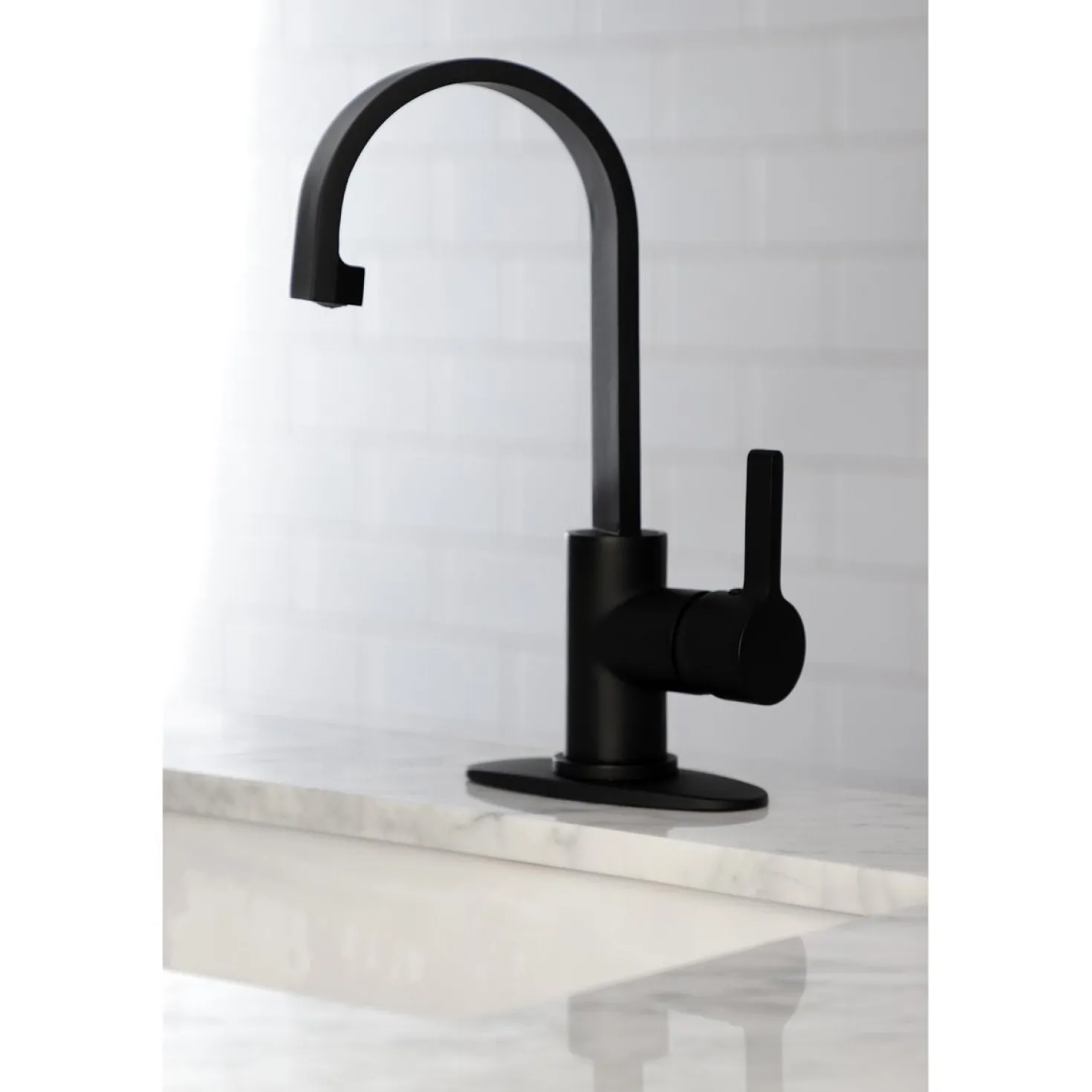 Kingston Brass Continental One-Handle 1-Hole Deck Mounted Bar Faucet