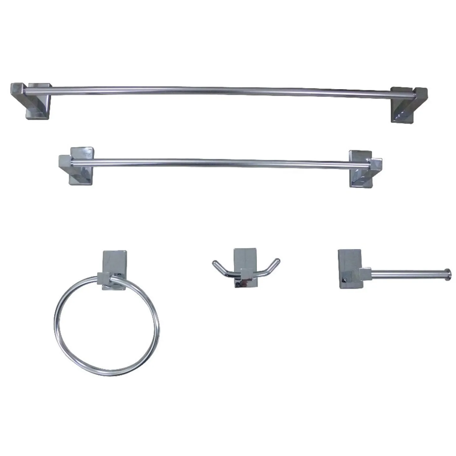 Kingston Brass Continental 5-Piece Bathroom Accessory Set