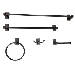 Kingston Brass Continental 5-Piece Bathroom Accessory Set