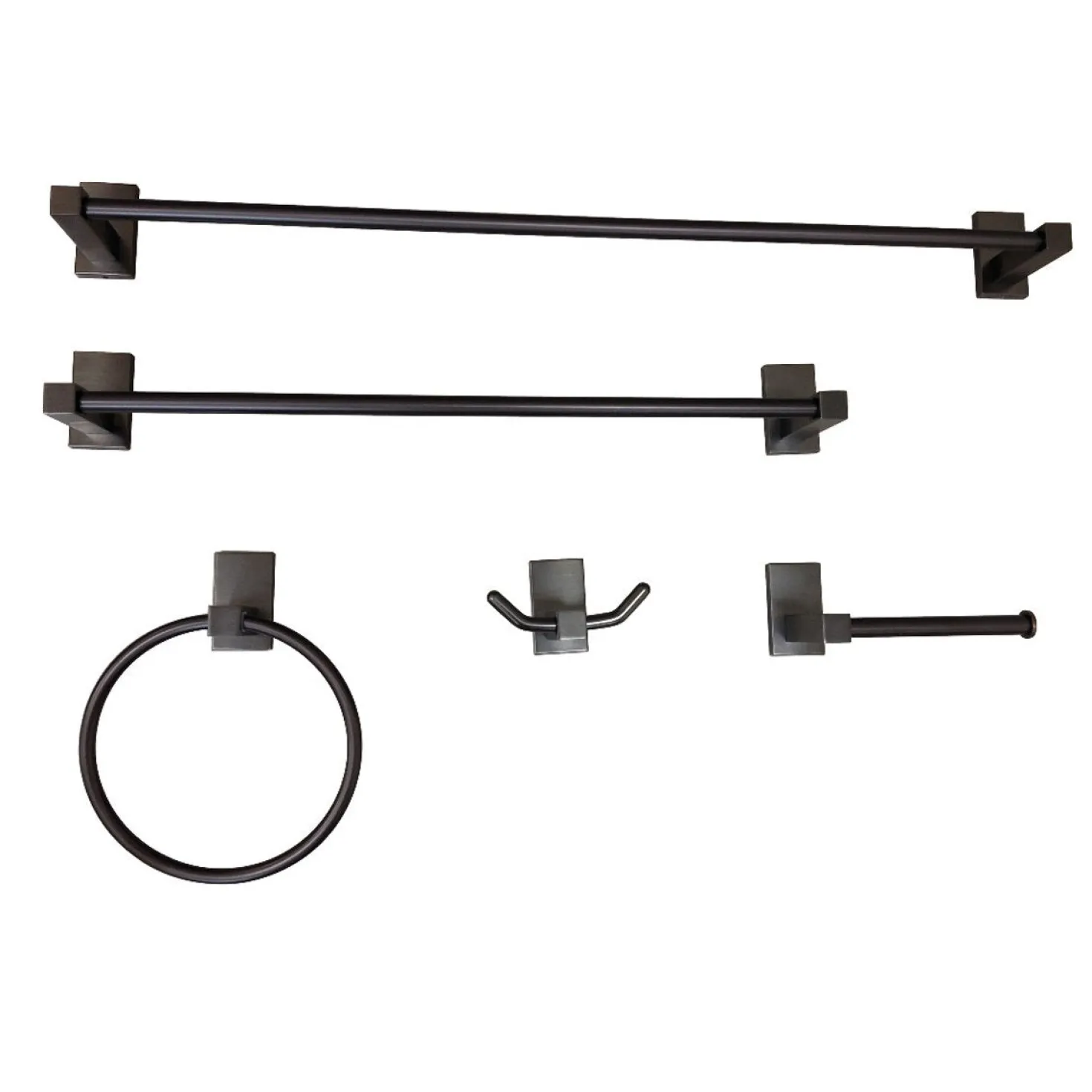 Kingston Brass Continental 5-Piece Bathroom Accessory Set