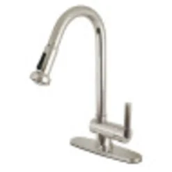 Kingston Brass Continental Pull-Down Kitchen Faucet
