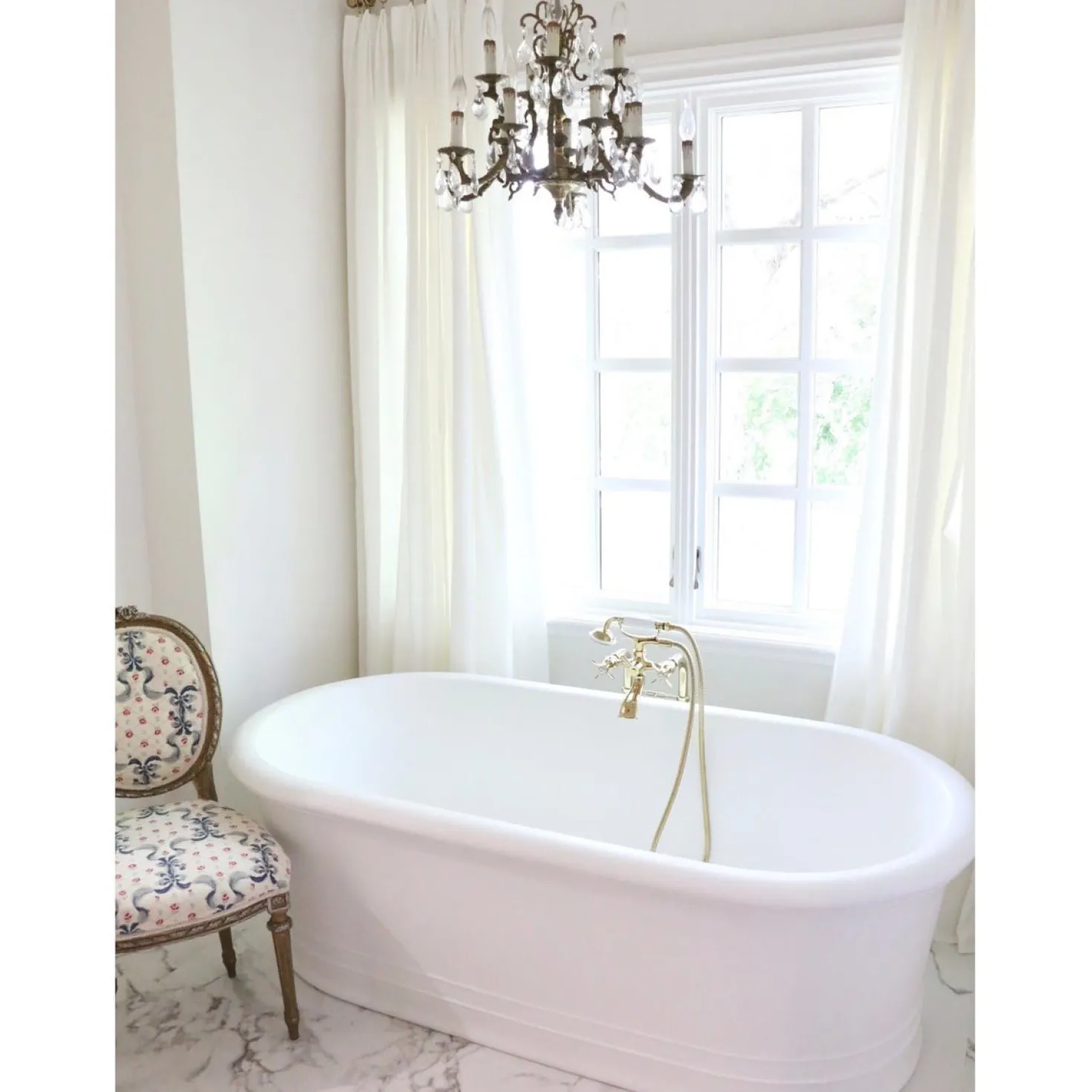 Kingston Brass Cross-Handle Freestanding Tub Faucet Package