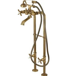 Kingston Brass Cross-Handle Freestanding Tub Faucet Package