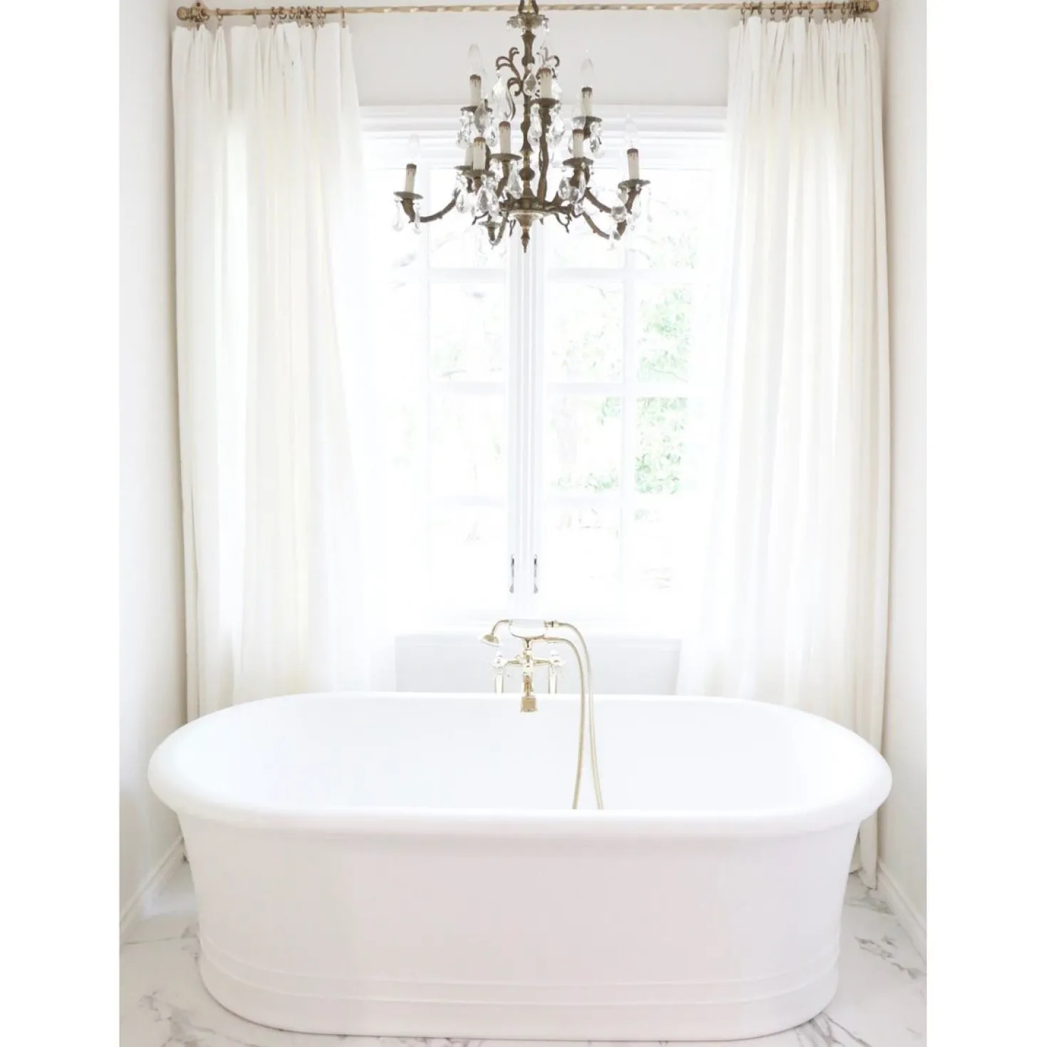 Kingston Brass Cross-Handle Freestanding Tub Faucet Package