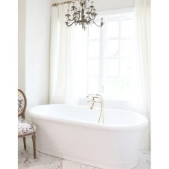 Kingston Brass Cross-Handle Freestanding Tub Faucet Package