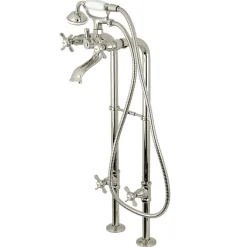 Kingston Brass Cross-Handle Freestanding Tub Faucet Package