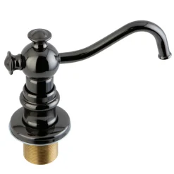 Kingston Brass Curved Nozzle Metal Soap Dispenser