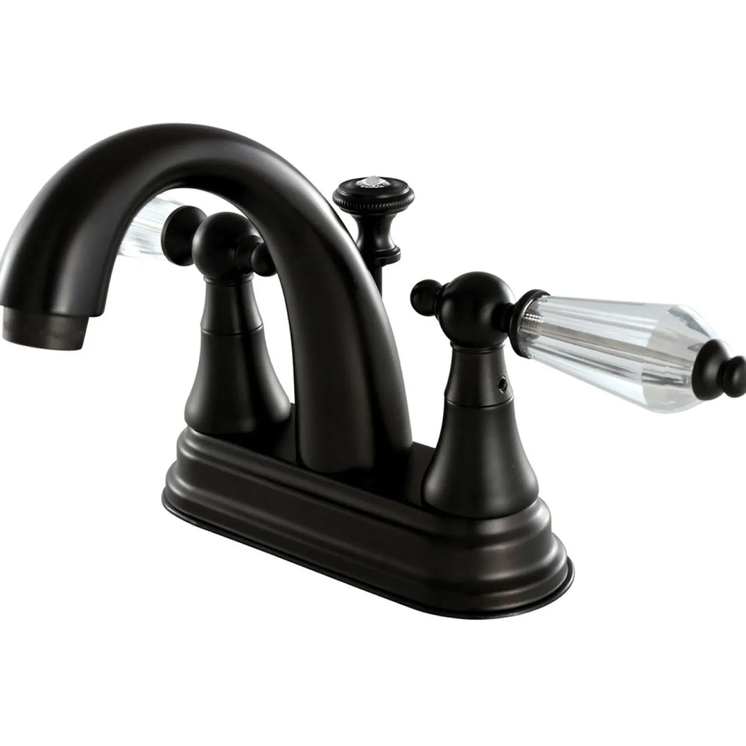 Kingston Brass Deck Mount 4" Centerset Lavatory Faucet with Brass Pop-up