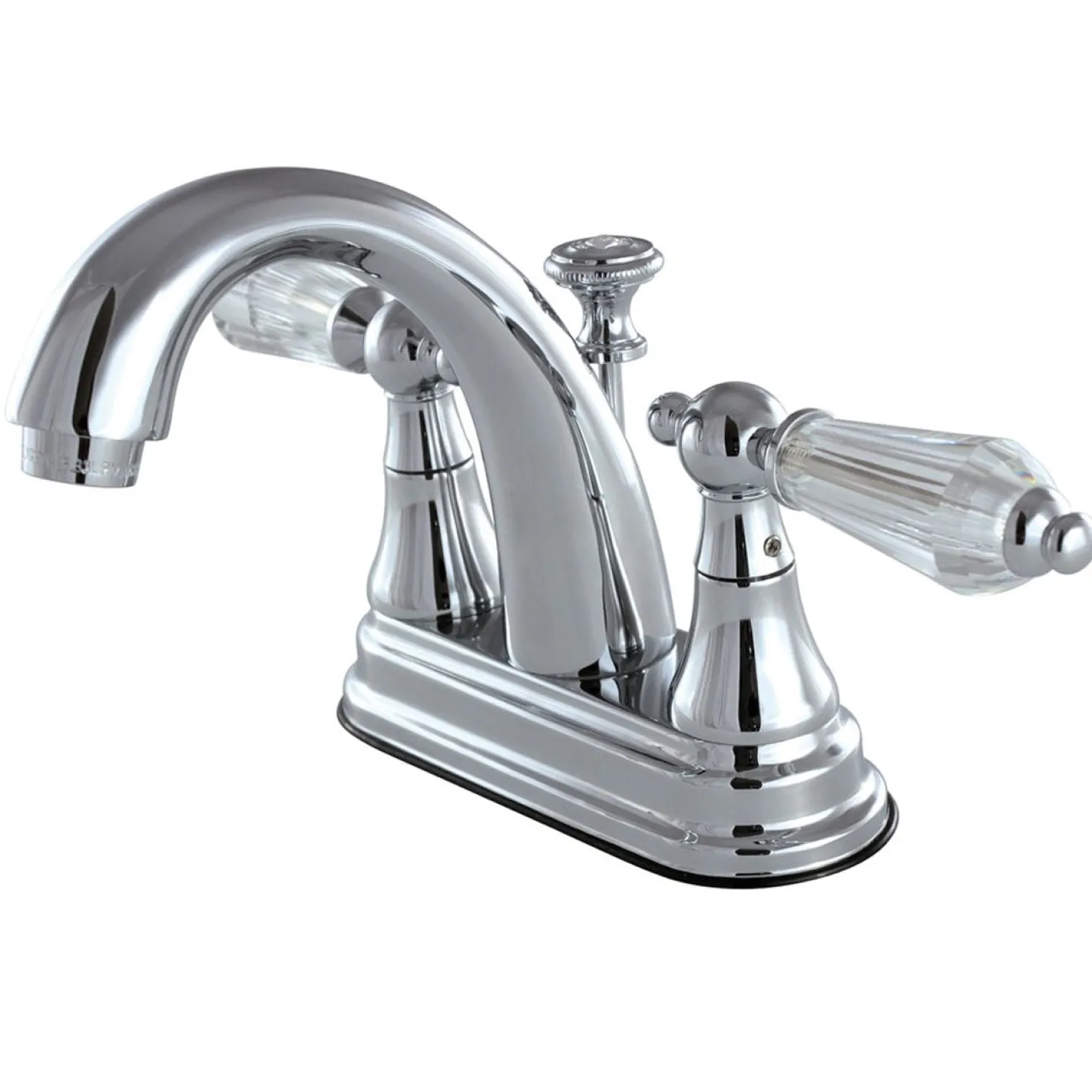 Kingston Brass Deck Mount 4" Centerset Lavatory Faucet with Brass Pop-up