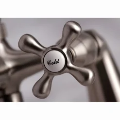 Kingston Brass Deck Mount Clawfoot Tub Faucet with Hand Shower