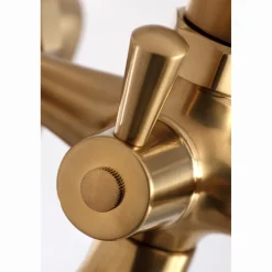 Kingston Brass Deck Mount 2-Hole Clawfoot Tub Faucet with Hand Shower