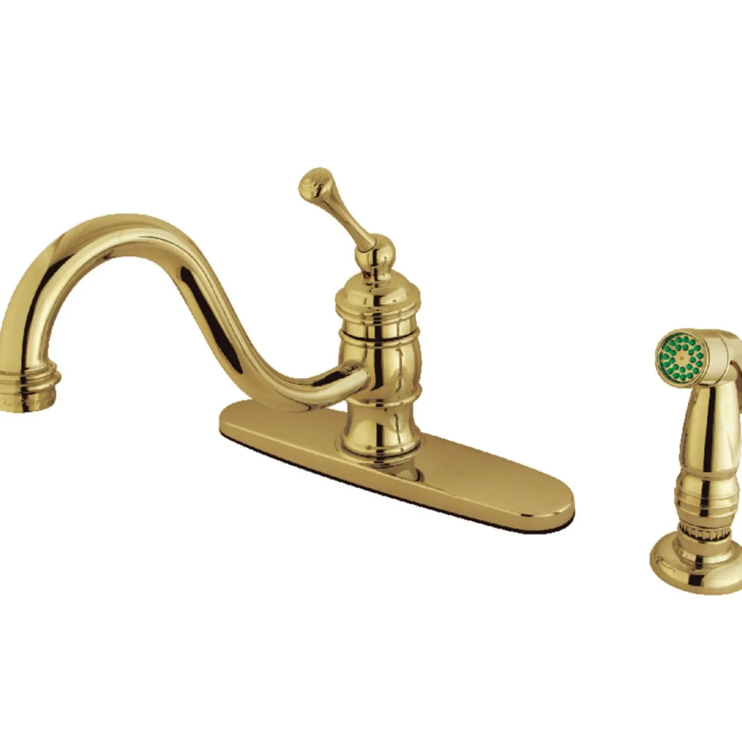 Kingston Brass Deck Mount 8-Inch Centerset Kitchen Faucet
