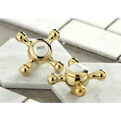 Kingston Brass Deck Mount Roman Tub Filler with Hand Shower