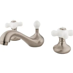 Kingston Brass Deck Mount 8 to 16-Inch Widespread Bathroom Faucet