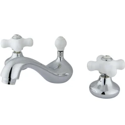 Kingston Brass Deck Mount 8 to 16-Inch Widespread Bathroom Faucet