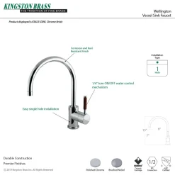 Kingston Brass Deck Mount Vessel Sink Faucet