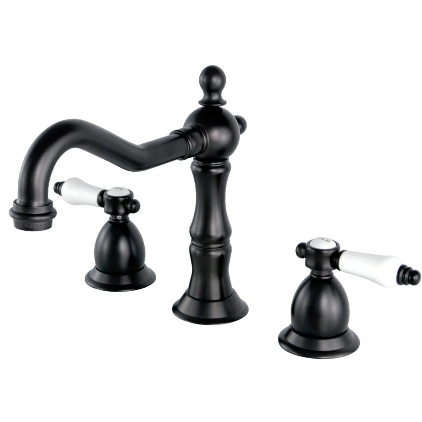 Kingston Brass Deck Mount 8" Widespread Bathroom Faucet