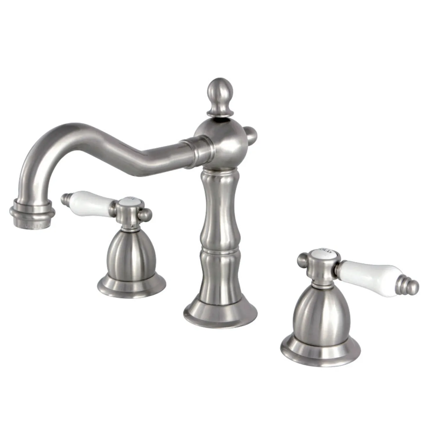 Kingston Brass Deck Mount 8" Widespread Bathroom Faucet