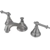 Kingston Brass Deck Mount 8" Widespread Bathroom Faucet with Brass Pop-Up