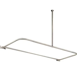 Kingston Brass D-Shaped Shower Curtain Rod
