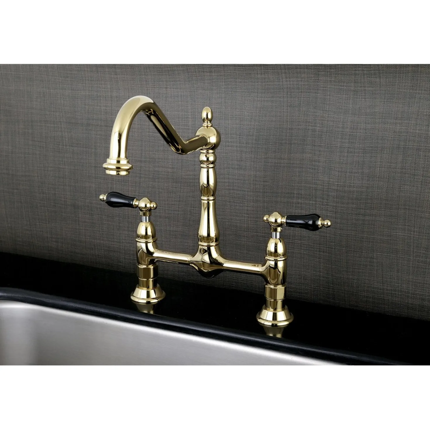 Kingston Brass Duchess 8" Centerset Kitchen Faucet Less Sprayer