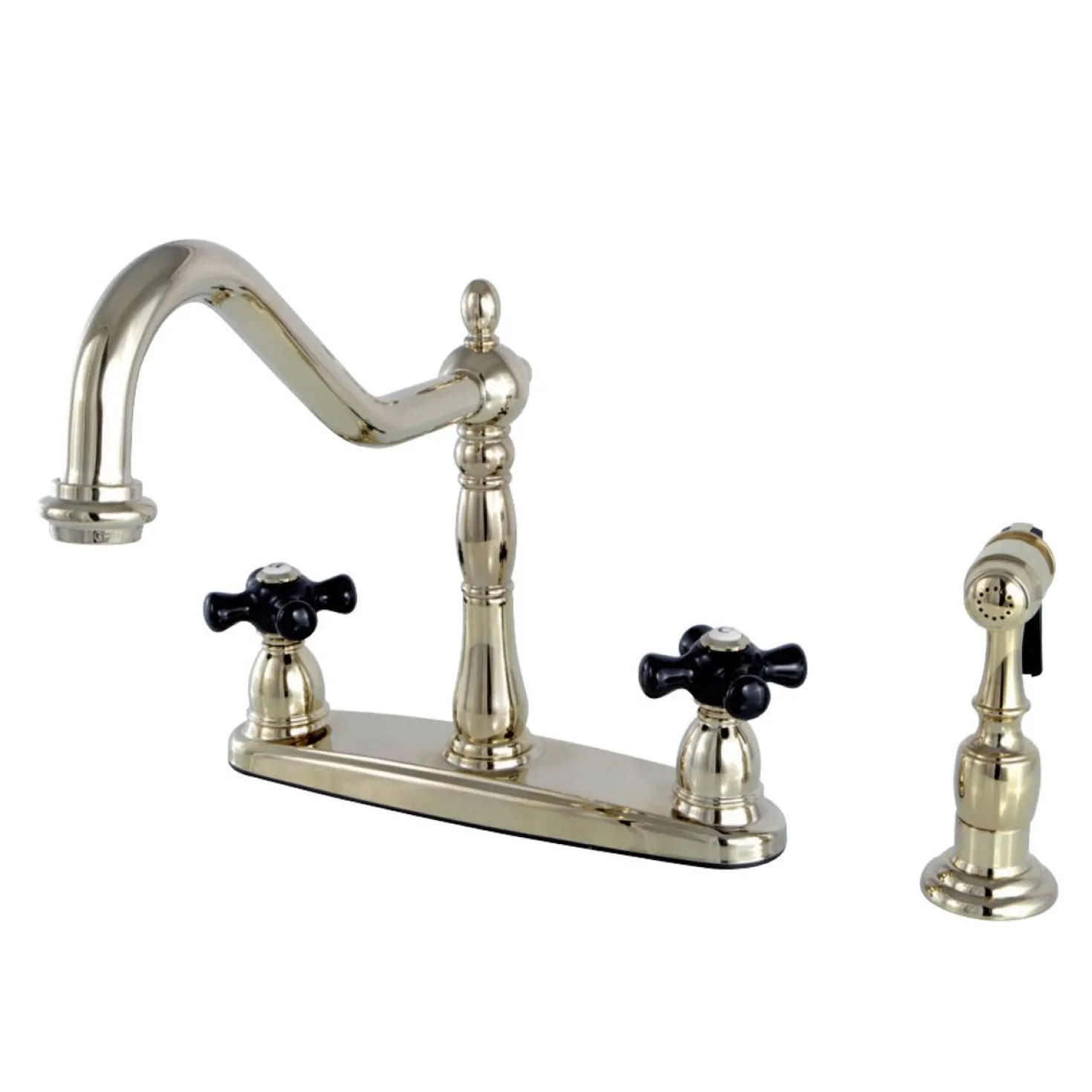 Kingston Brass Duchess Centerset 4-Hole Kitchen Faucet