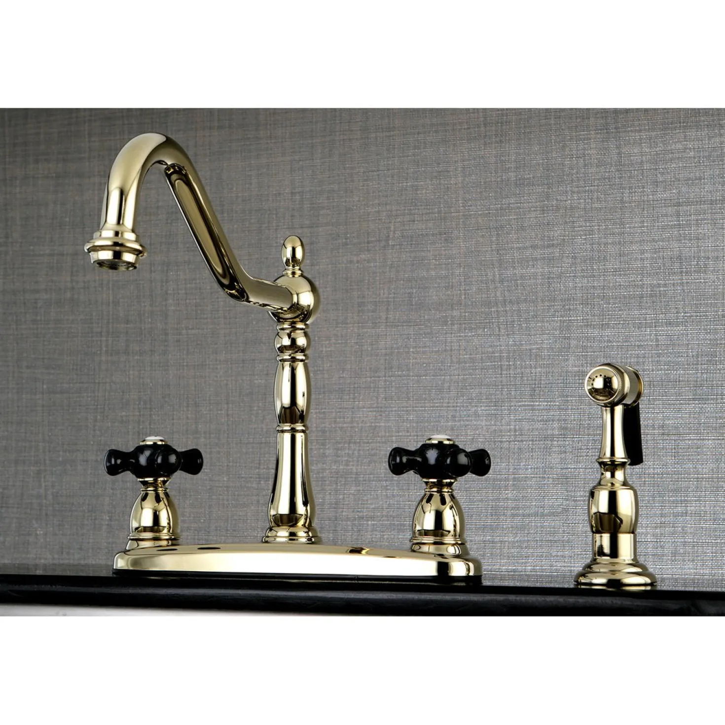 Kingston Brass Duchess Centerset 4-Hole Kitchen Faucet