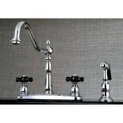 Kingston Brass Duchess Centerset 4-Hole Kitchen Faucet