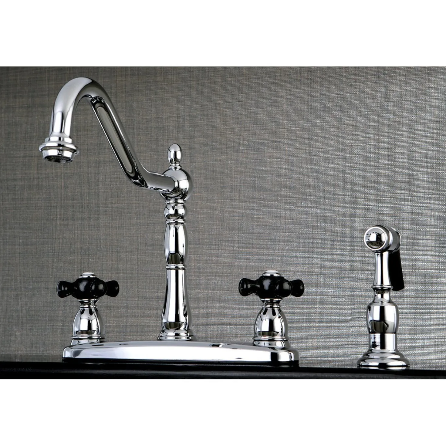 Kingston Brass Duchess Centerset 4-Hole Kitchen Faucet