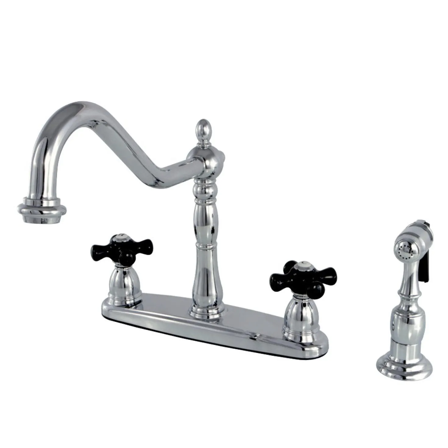 Kingston Brass Duchess Centerset 4-Hole Kitchen Faucet