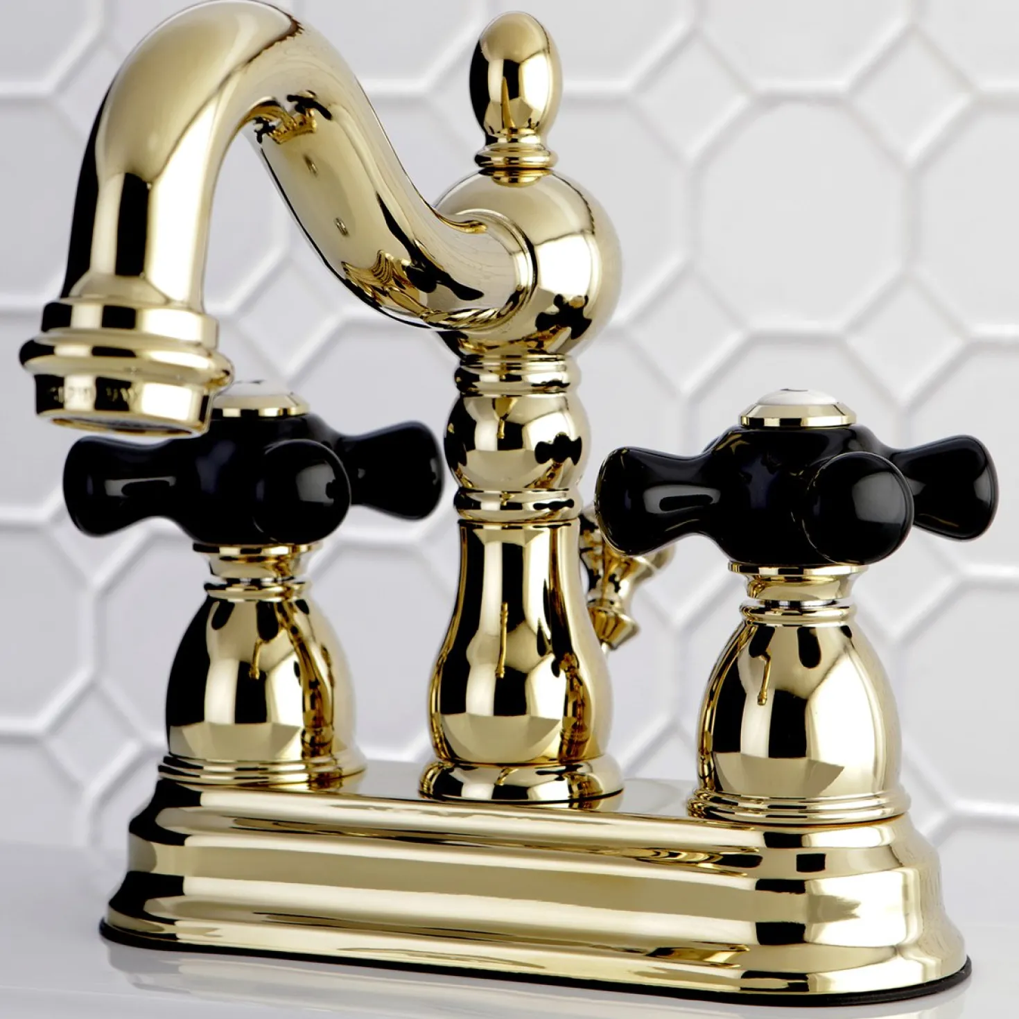 Kingston Brass Duchess 4" Centerset 3-Hole Bathroom Faucet