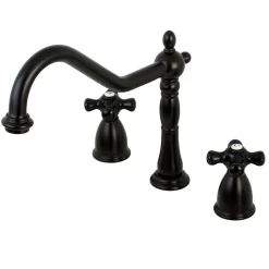 Kingston Brass Duchess Deck Mount Widespread Kitchen Faucet
